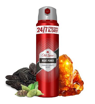 Old Spice Night Power Men's Antiperspirant Spray, 150ml