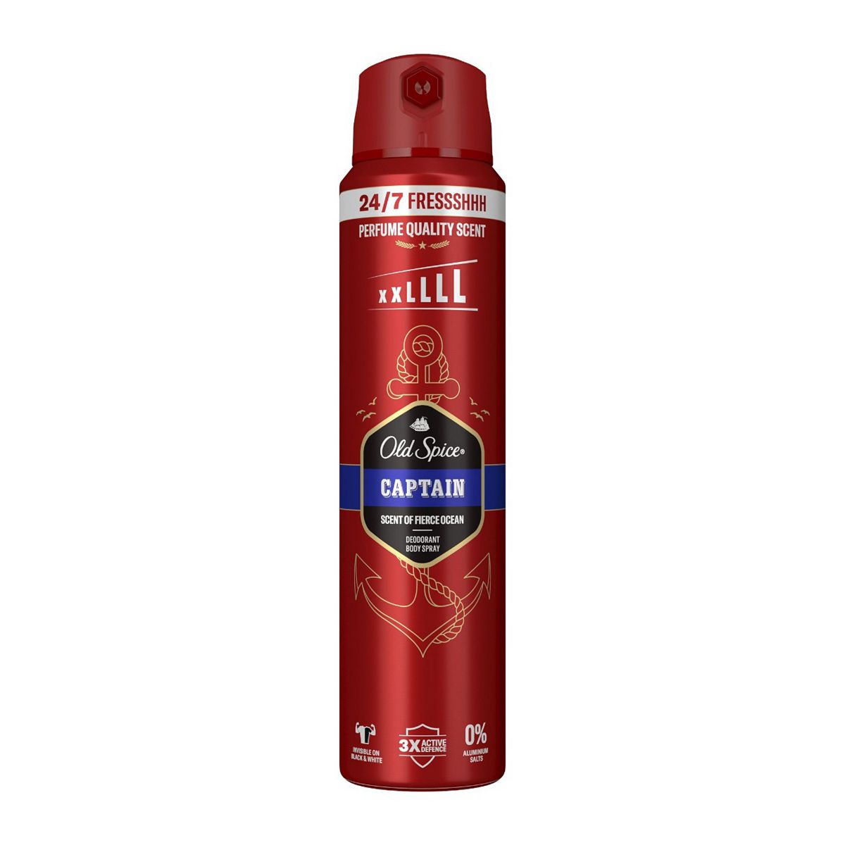 Old Spice Captain Men's Deodorant Body Spray250 Ml, 250Ml