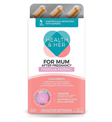 Click to view product details and reviews for Health Her For Mum After Pregnancy Formula Feeding Multi Nutrient Support 60 Capsules.