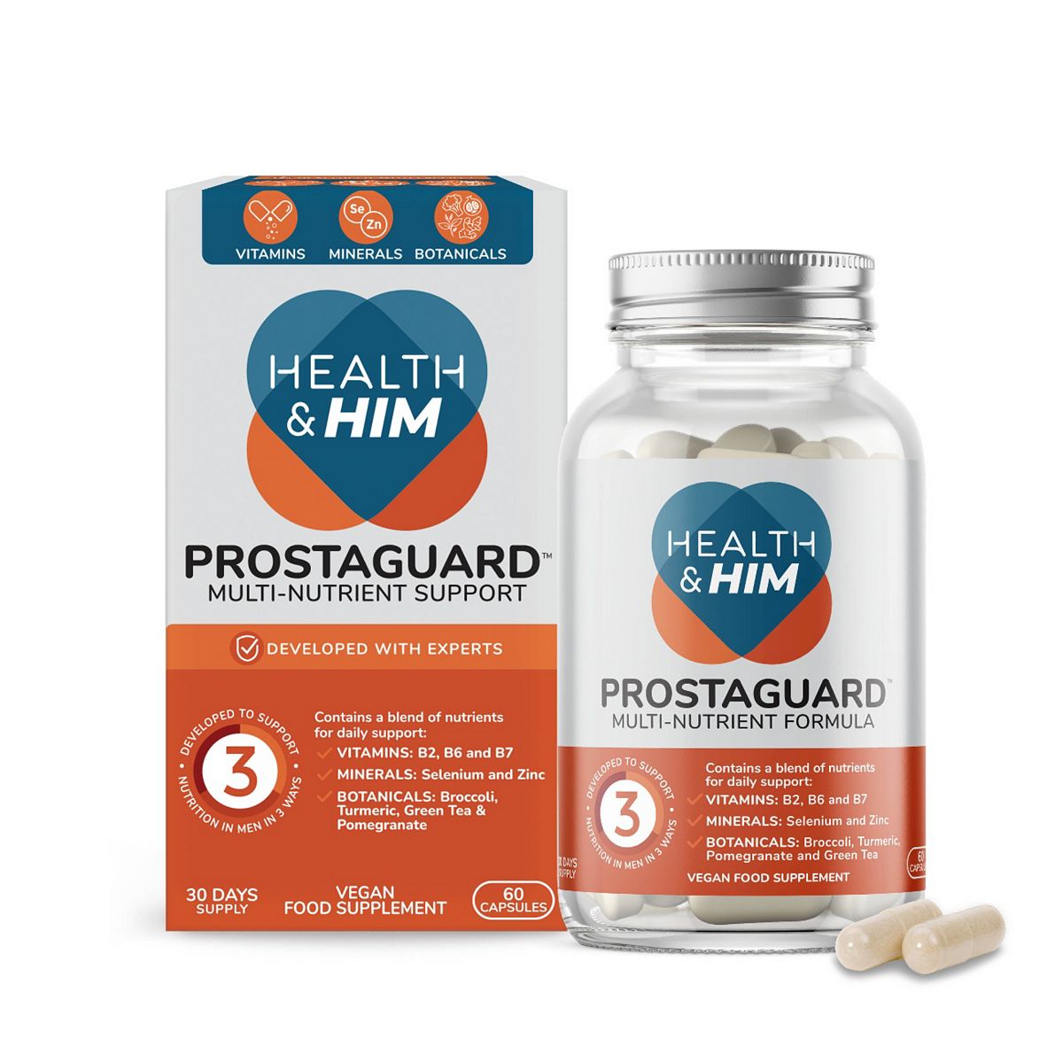 Health & Her Health & Him Prostaguard™ Multi-Nutrient 60 Supplements