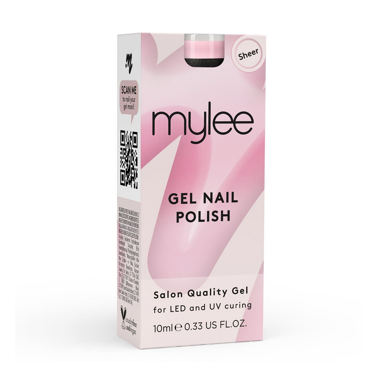Mylee Gel Nail Polish Strawberry Milkshake 8ml