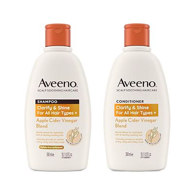 Aveeno Hair Apple Cider Vinegar Shampoo & Conditioner Duo