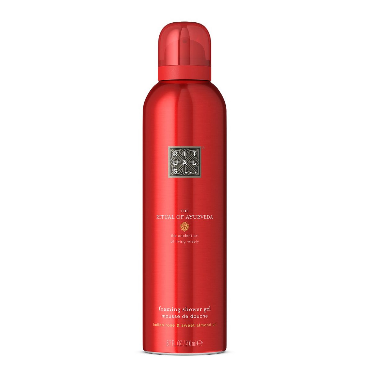 Rituals The Ritual Of Ayurveda Foaming Shower Gel Indian Rose & Sweet Almond Oil200 ml, 200ml