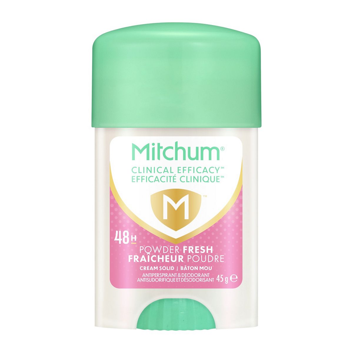 Mitchum Women's Clinical Efficacy 48Hr Cream Powder Fresh 45g