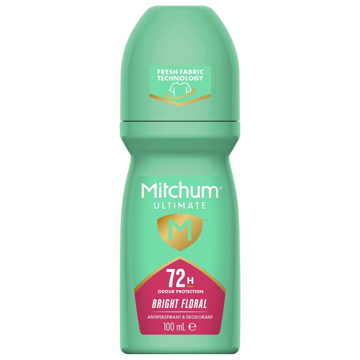 Mitchum Ultimate 72H Roll On Bright Floral Antiperspirant Deodorant 100ml