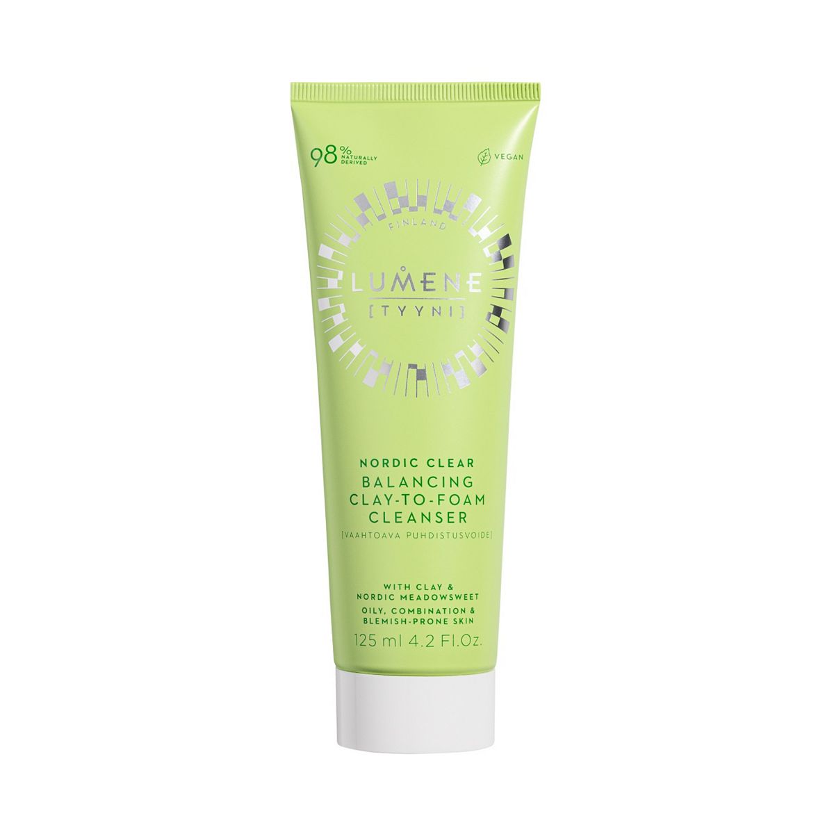 Lumene Nordic Clear Balancing Clay-To-Foam Cleanser 125ml