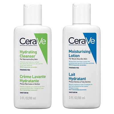 Cerave Mini Hydrating Cleanser & Lotion Travel-Size Bundle