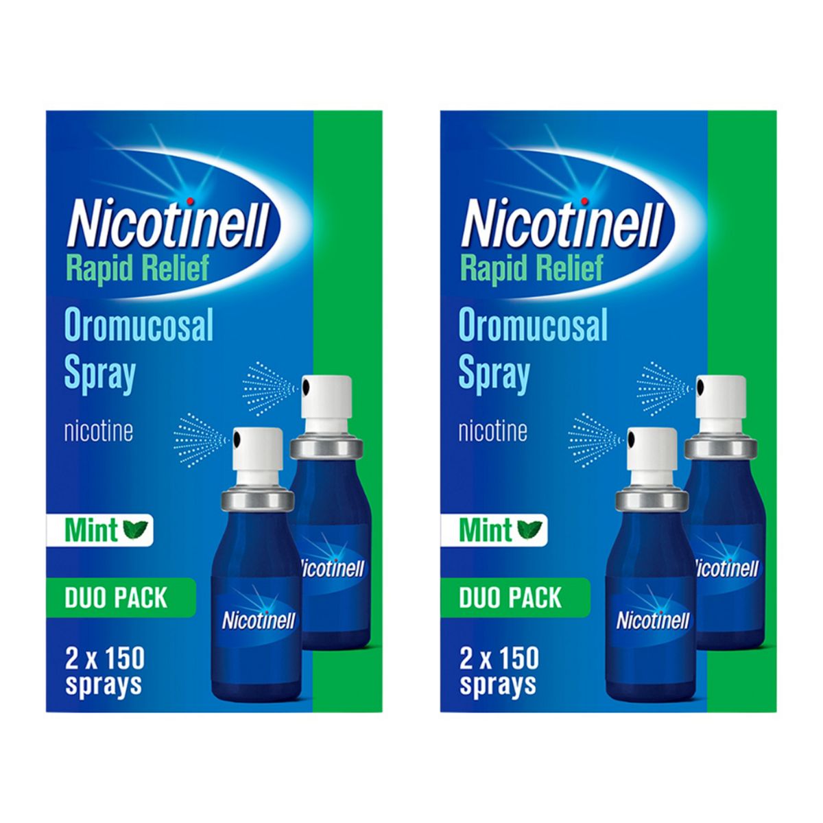 Nicotinell 1Mg/spray Oromucosal Spray – 4 X 150 Sprays Bundle