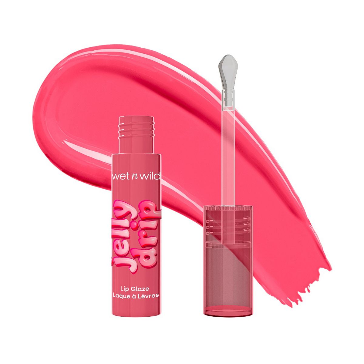 Wet N Wild Jelly Drip Lip Glaze- Blush Guava- 3.6ml