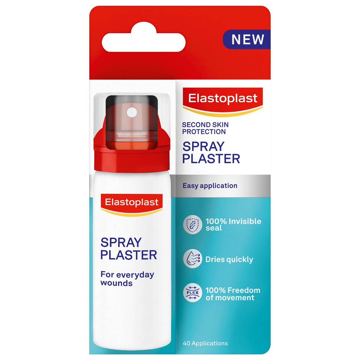 Elastoplast Second Skin Protection Spray Plaster 40Ml