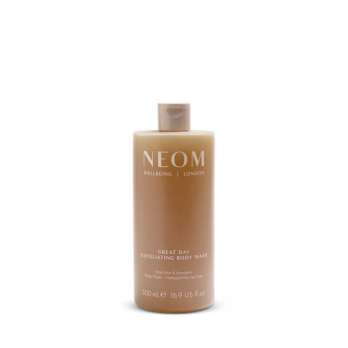 Neom Wellbeing Great Day Exfoliating Body Wash 500ml