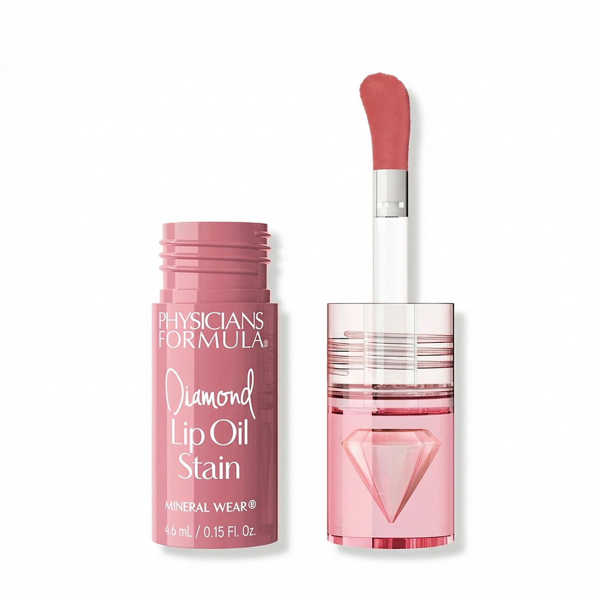 Physicians Formula Mineral Wear Diamond Lip Oil Stain Natural Nude- 4.6ml, 46ml
