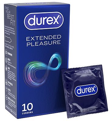 Durex Extended Pleasure Condoms - 10 Pack - Boots