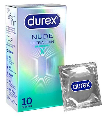 Durex Nude Close Fit Condoms 10 Pack