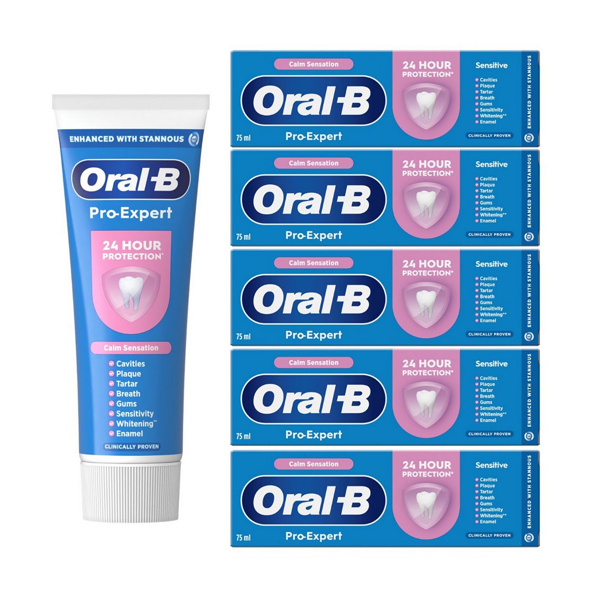 Oral B Oral-B Pro Expert Sensitive Toothpaste X5 Bundle