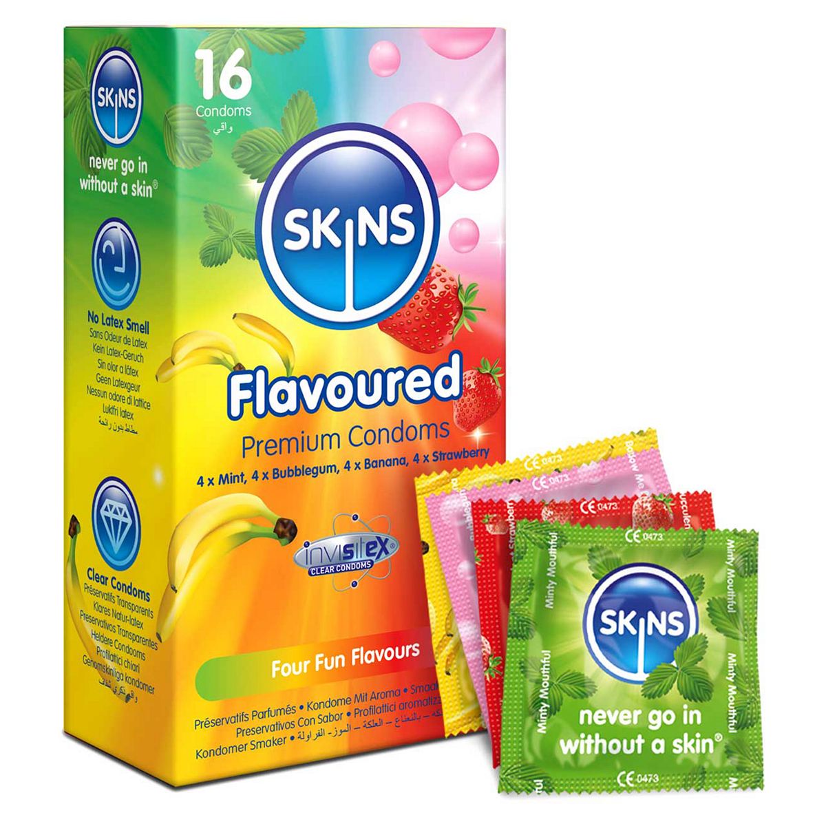 Skins Flavours Condoms Duo Pack 32S