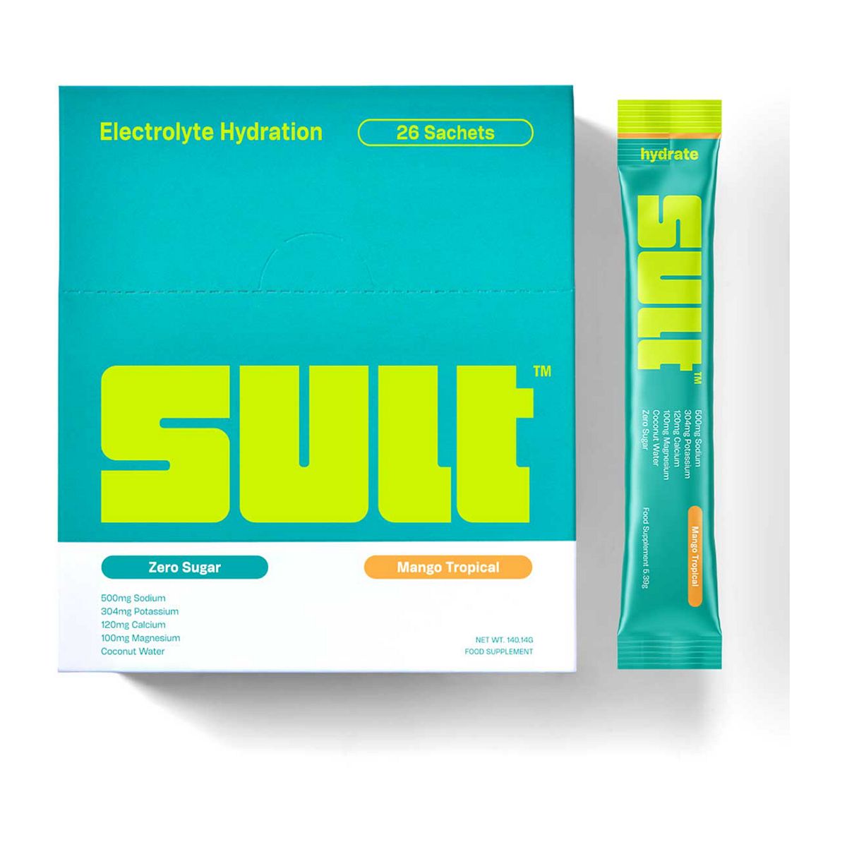 Sult Electrolytes Mango Tropical 26 Pack 140.14g