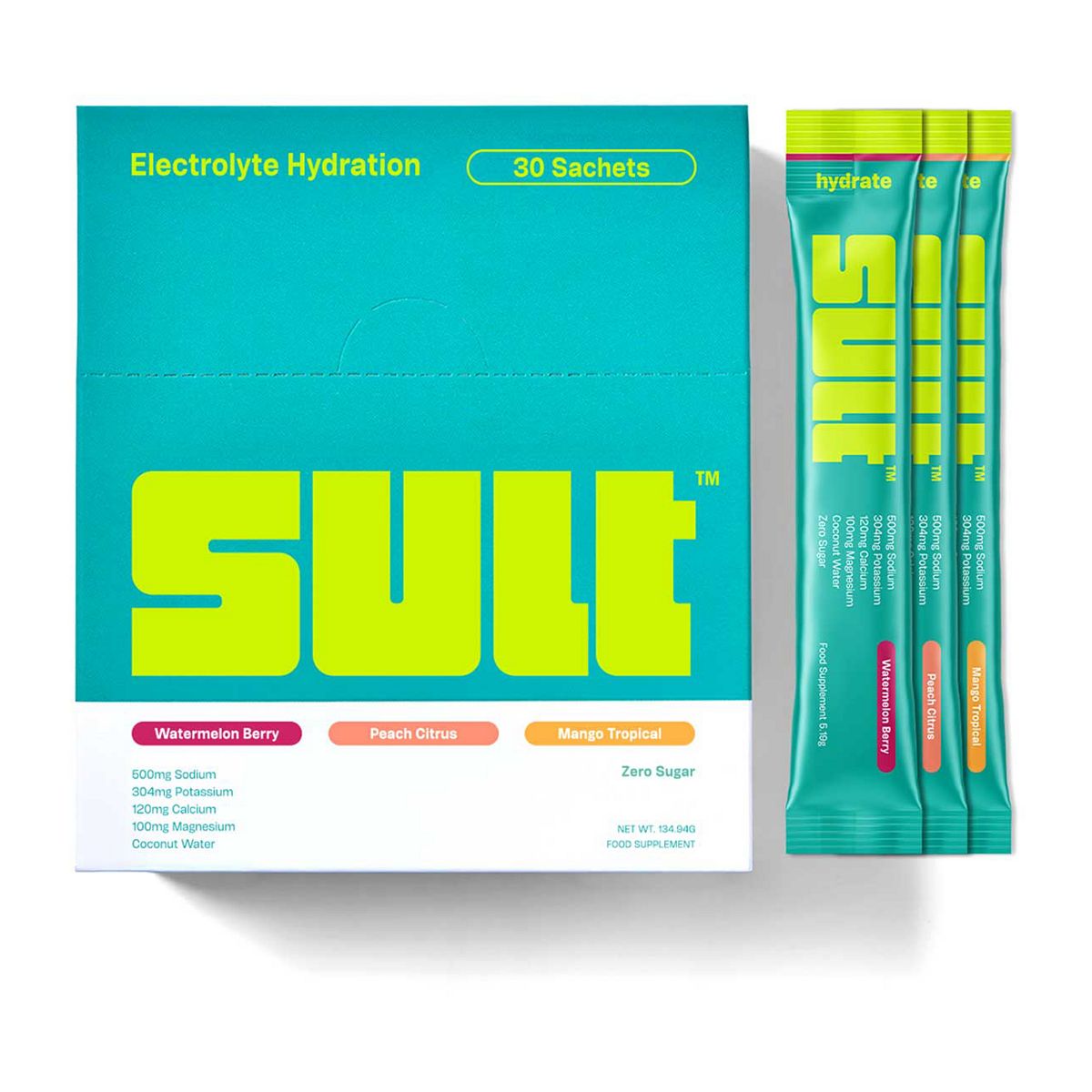Sult Electrolytes Variety 30 Pack 156.9G