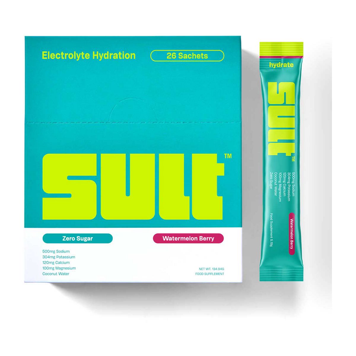 Sult Electrolytes Watermelon Berry 26 Pack 134.94g