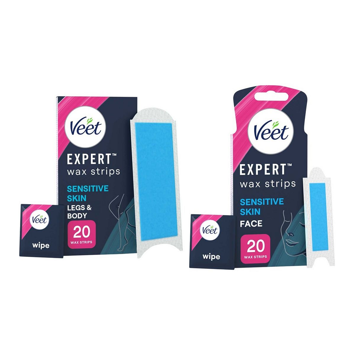 Veet Expert Sensitive Wax Strips Bundle