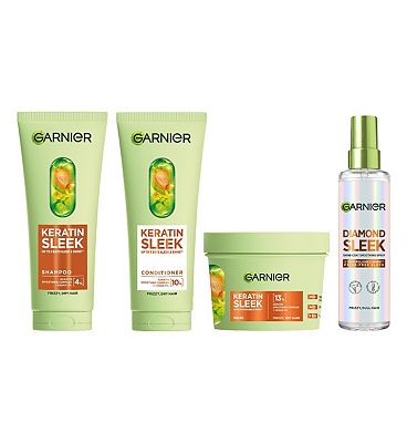 Click to view product details and reviews for Garnier Keratin Sleek Bundle.
