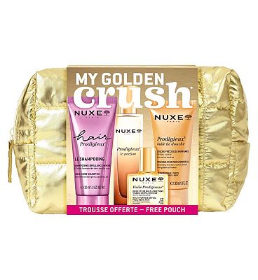 Click to view product details and reviews for Nuxe Prodigieux Travel Kit Golden.