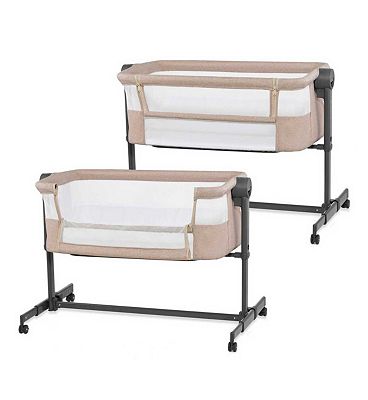 Kinderkraft Nestee Up 2 Bedside Crib - Beige