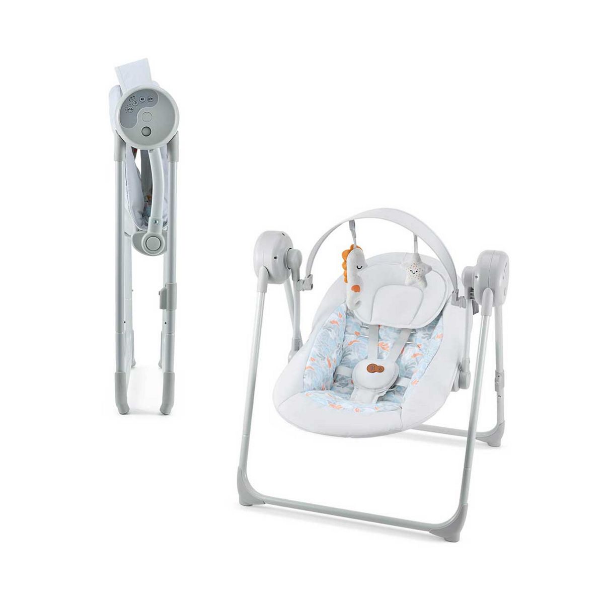 Kinderkraft Swingee Baby Rocker - Grey