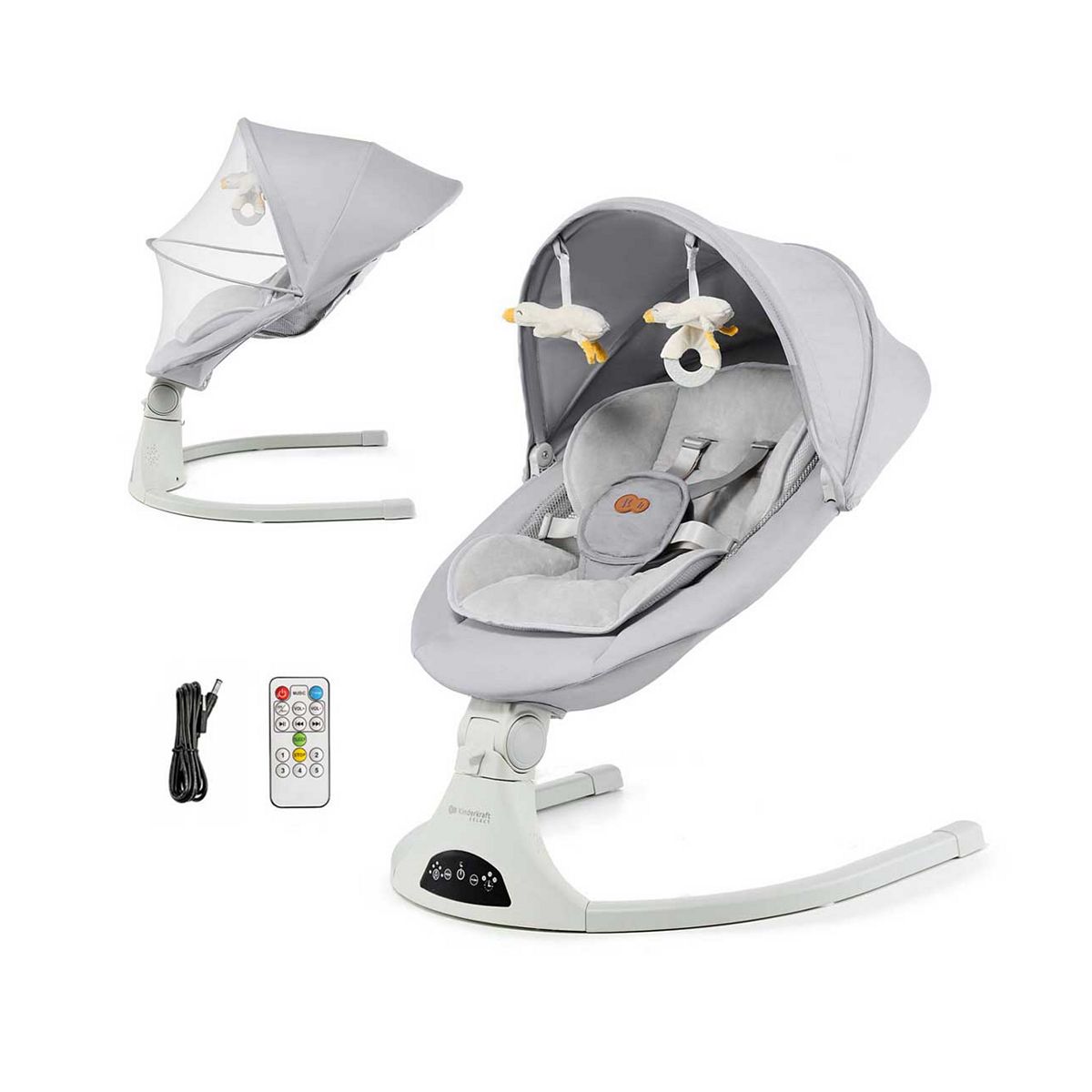 Kinderkraft Tulsy Baby Swing - Grey