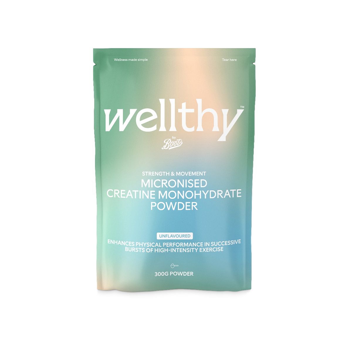   Wellthy By Micronised Creatine Monohydrate Powder 300G