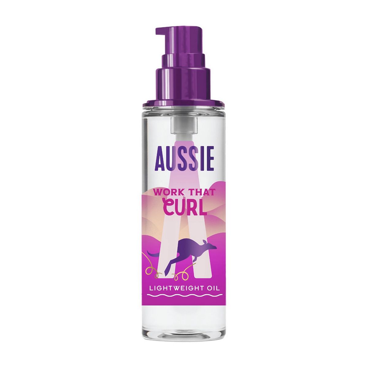 Aussie Curls Lightweight Hair Oil 95Ml. Anti-Frizz Styling Product For Wavy, Curly