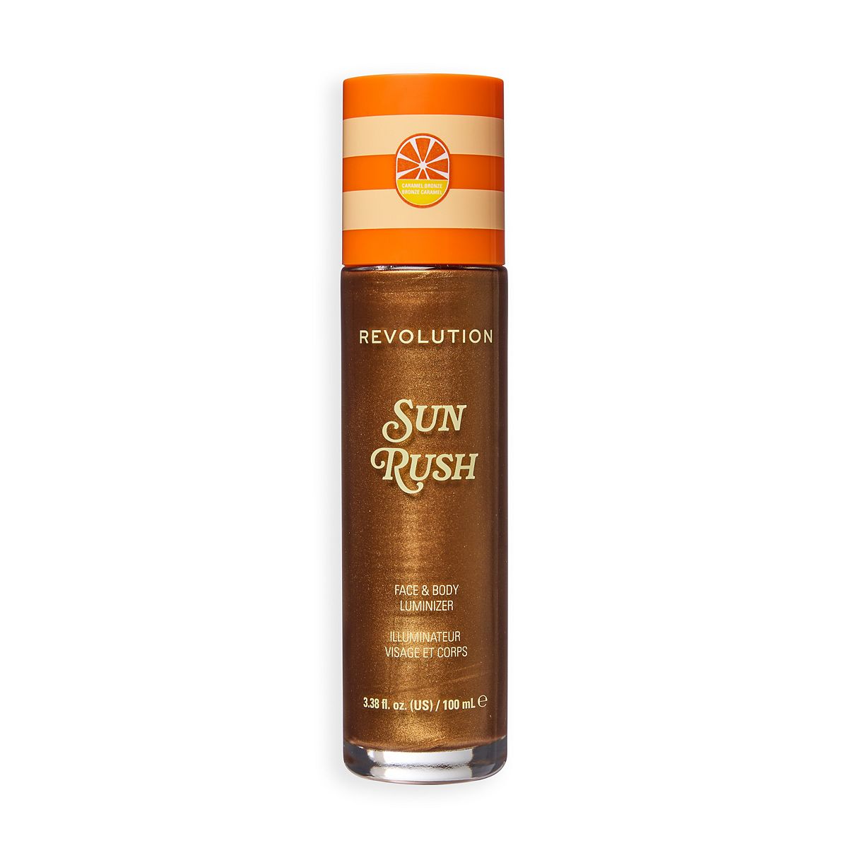 Revolution Sun Rush Body Luminizer Caramel Bronze 100ml