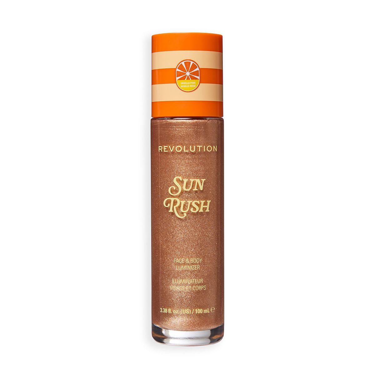 Revolution Sun Rush Body Luminizer Vanilla Pink 100ml
