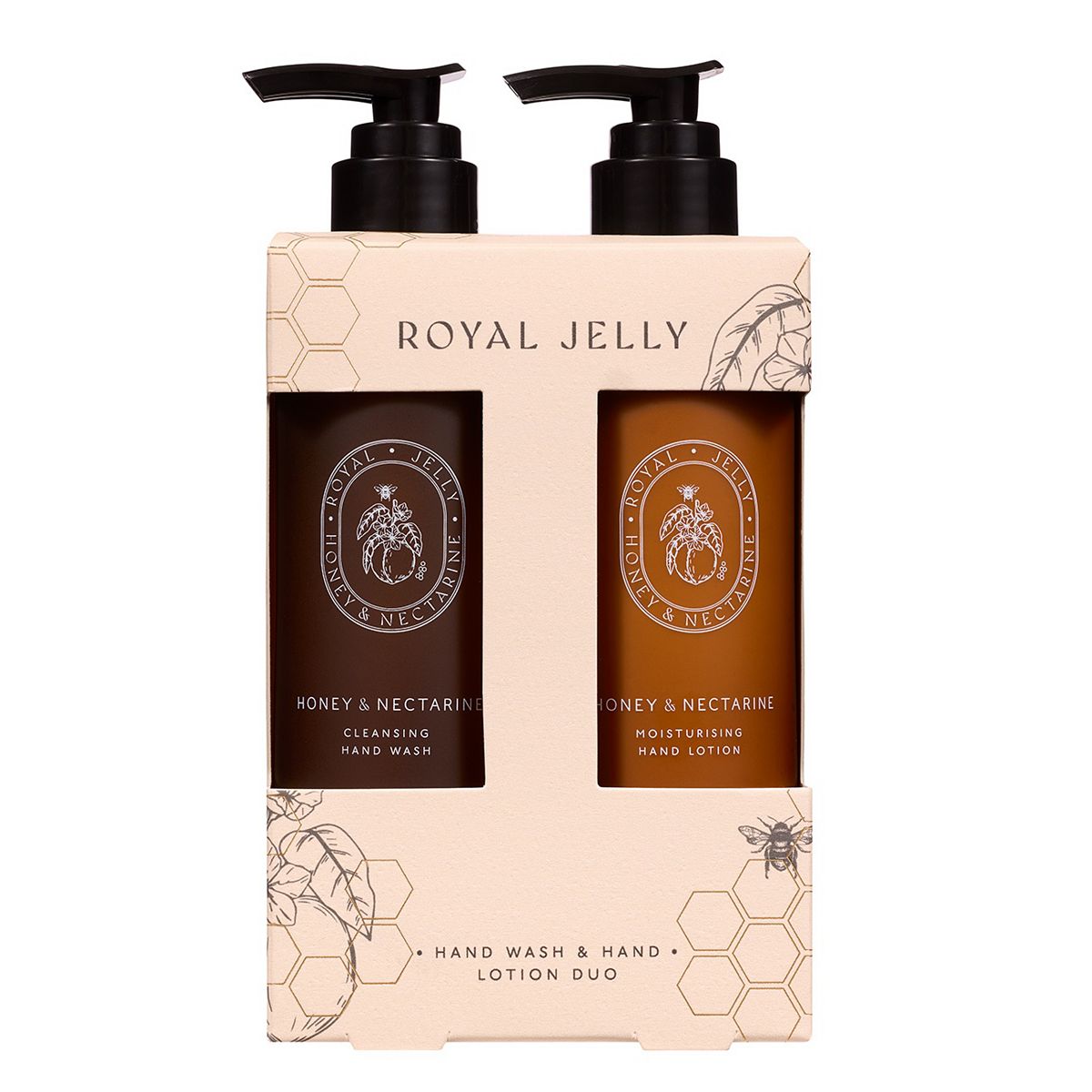 Royal Jelly Honey & Nectarine Hand Wash Lotion Duo