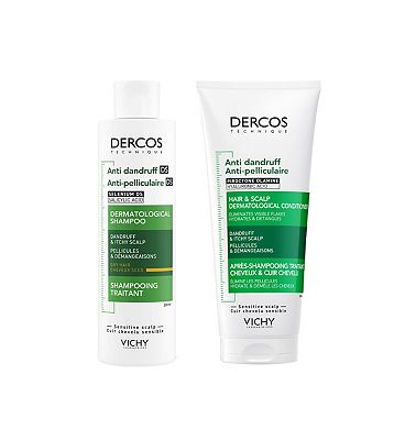 Click to view product details and reviews for Vichy Dercos Duo Pack Anti Dandruff Shampoo For Dry Hair Scalp Soothing Conditioner.