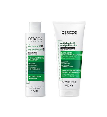 Click to view product details and reviews for Vichy Dercos Duo Pack Anti Dandruff Shampoo For Oily Hair Scalp Soothing Conditioner.