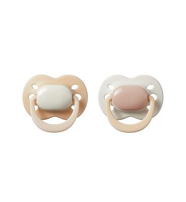 Tommee Tippee Ultimate Fit 2 Pack Orthodontic Soother For 0 6 Months
