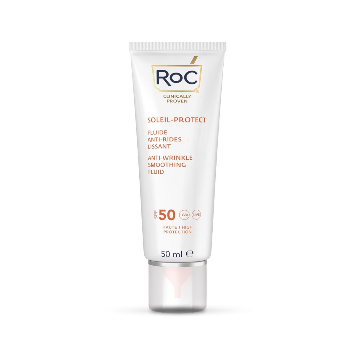 ROC Soleil-Protect Anti Wrinkle Smoothing Fluid Spf50 50ml