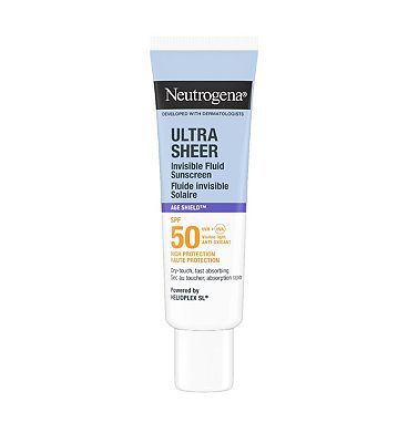 Neutrogena Ultra Sheer Invisible Cream Sunscreen Hydration SPF50 50ml