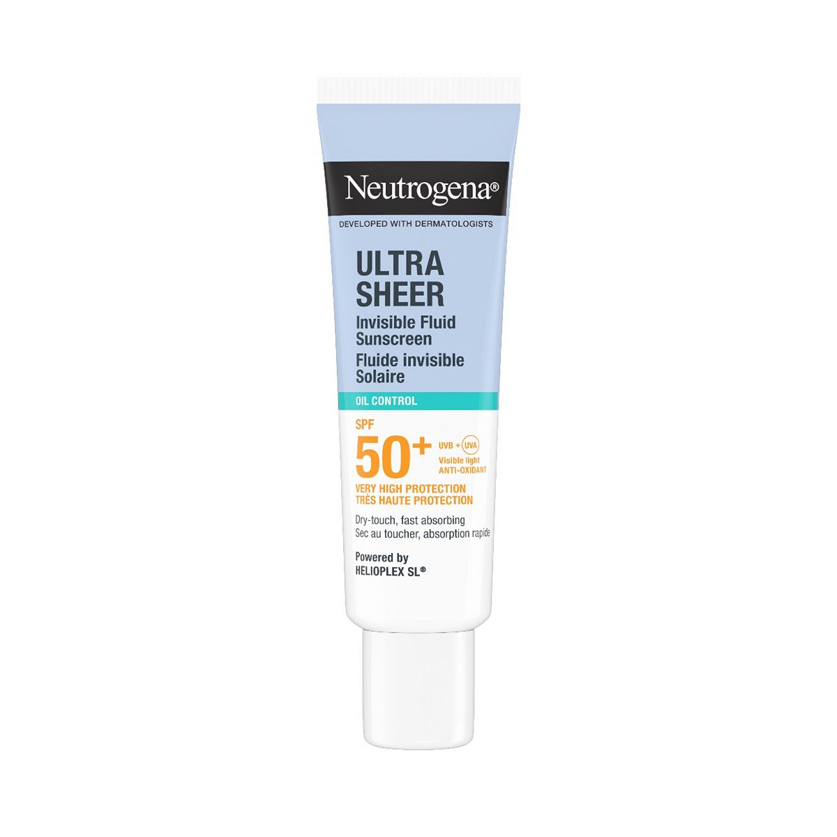 Neutrogena Ultra Sheer Invisible Fluid Sunscreen Oil Control Spf50+ 50ml