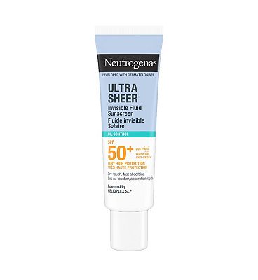 Neutrogena Ultra Sheer Invisible Fluid Sunscreen Oil Control SPF50+ 50ml