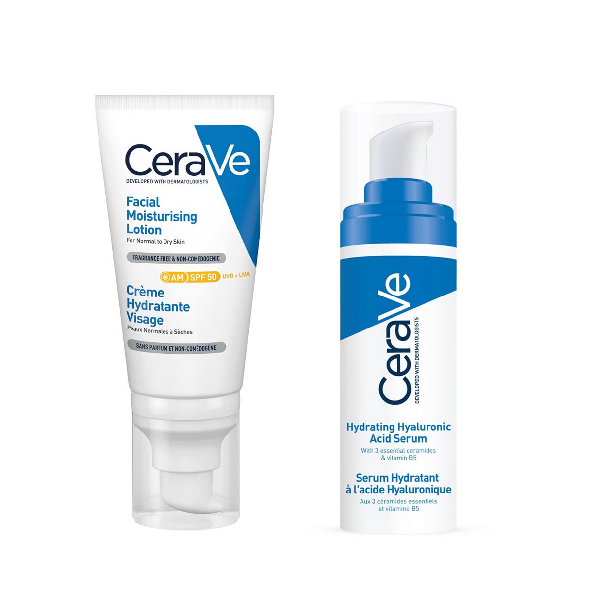 Cerave Hydration Spf & Serum Bundle