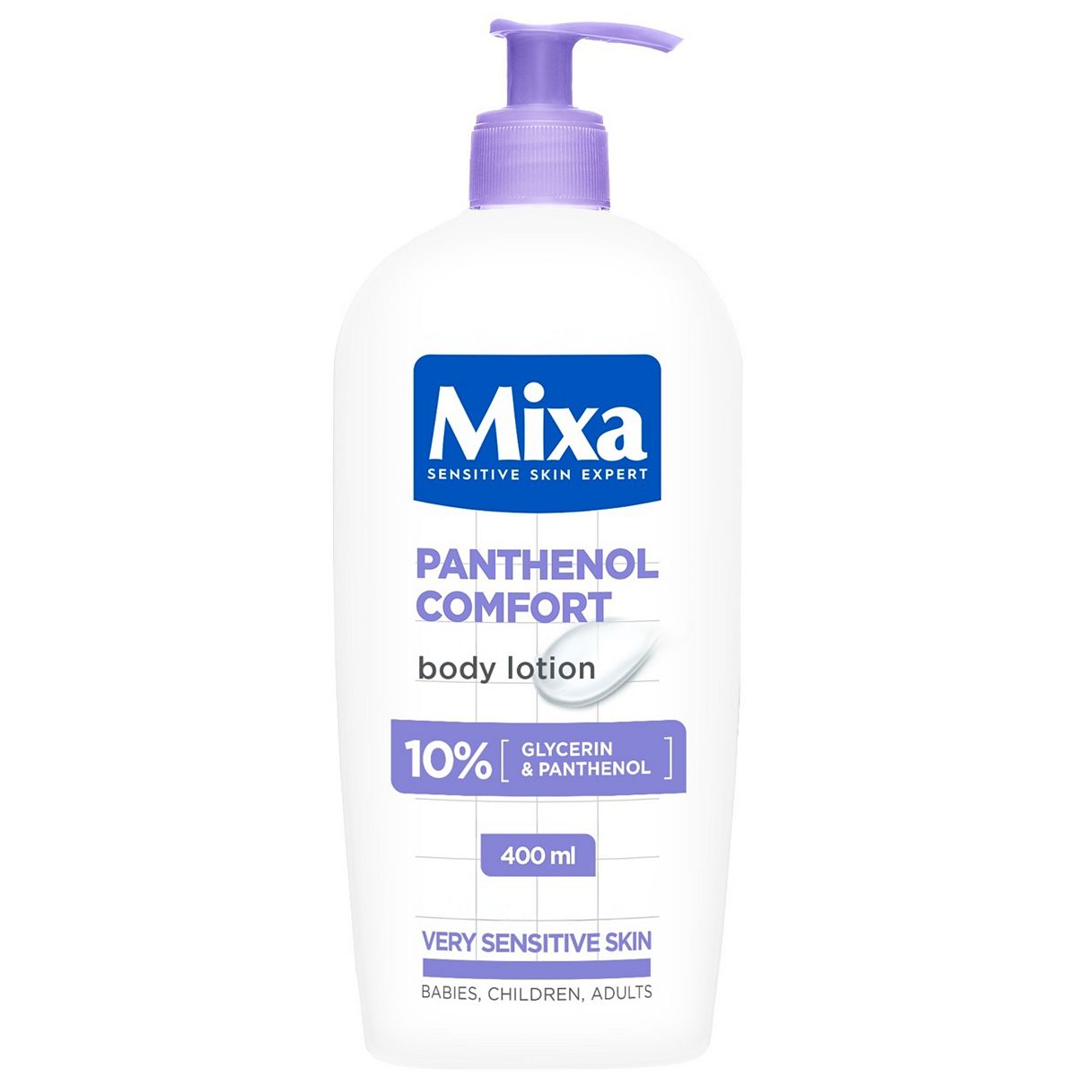 Mixa Panthenol Comfort Soothing Body Lotion For Very Sensitive Skin, 400Ml