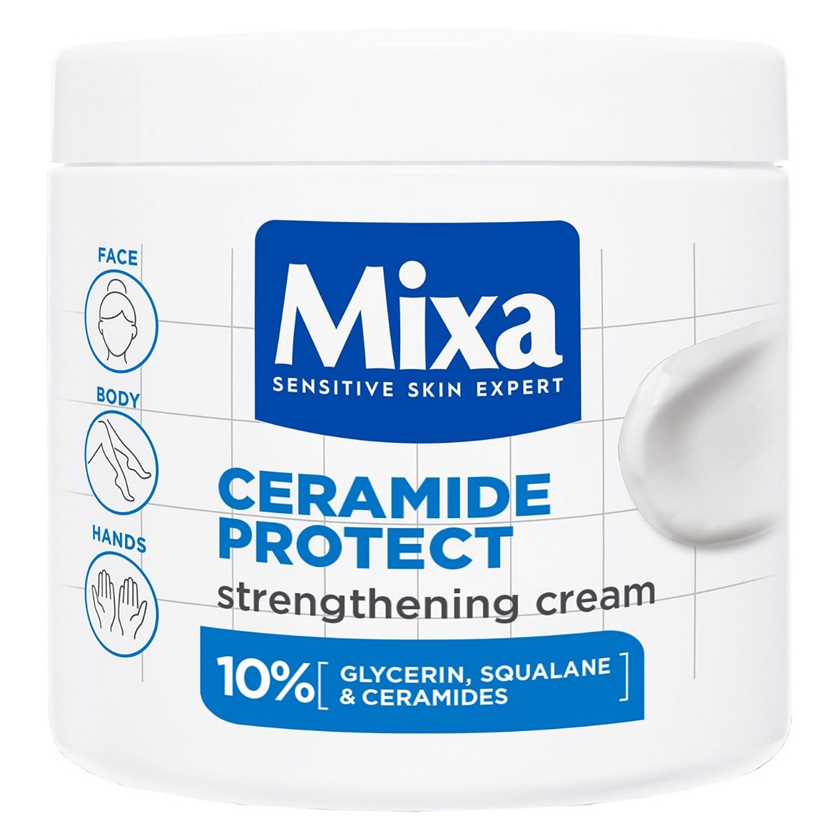 Mixa Body Cream, Ceramide Protect Strengthening 400ml