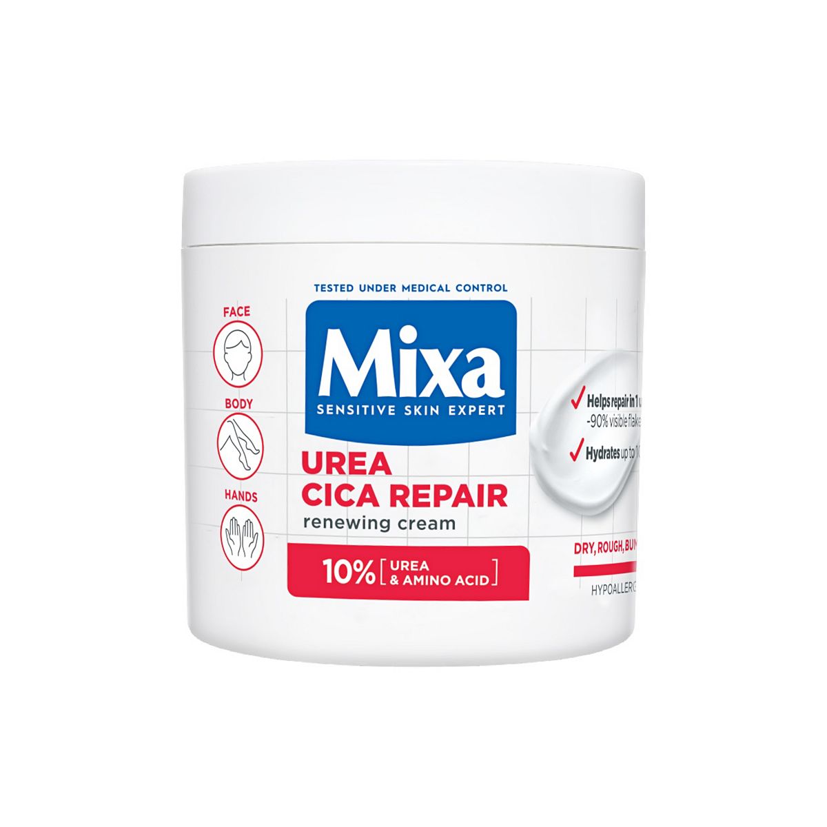 Mixa Urea Cica Repair Body Cream 400ml