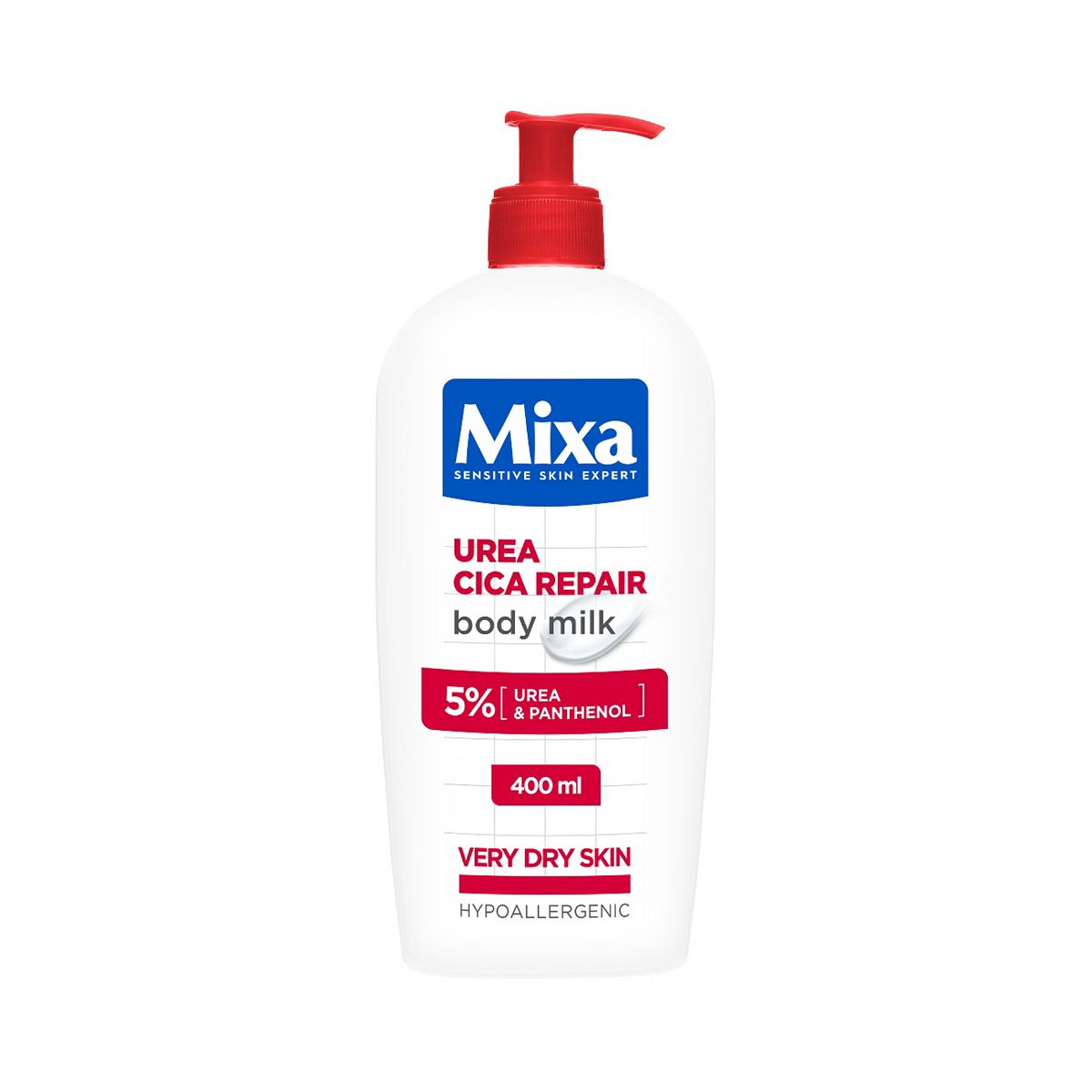 Mixa Urea Cica Repair Body Lotion Hypoallergenic 5% & Panthenol Very Dry Skin 400ml