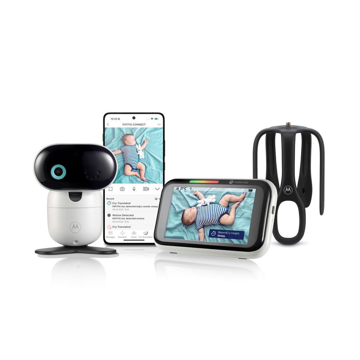 Motorola Pip1710 Connect Wi-Fi Smart Video Baby Monitor