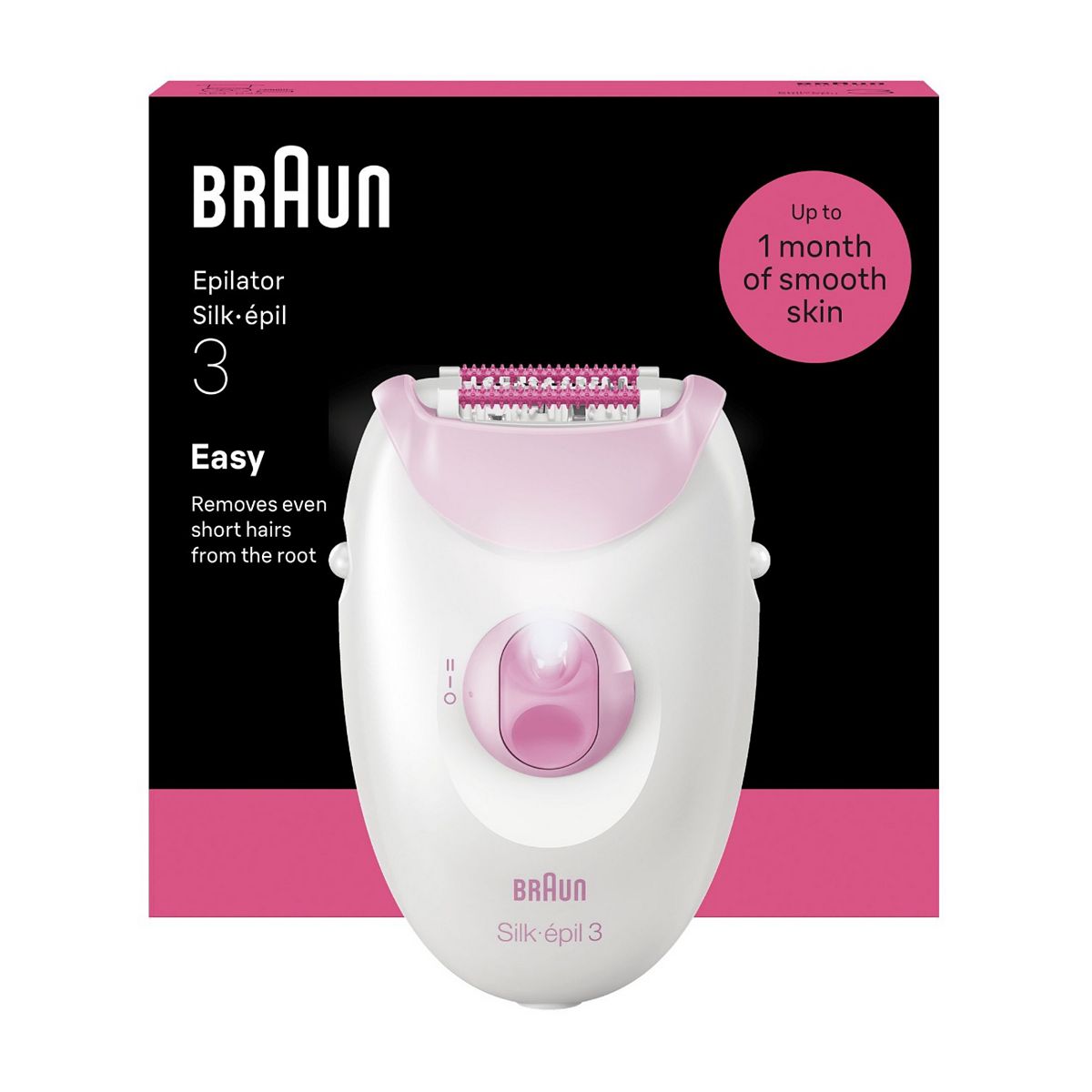 Braun Hair Removal Epilator Se3-000