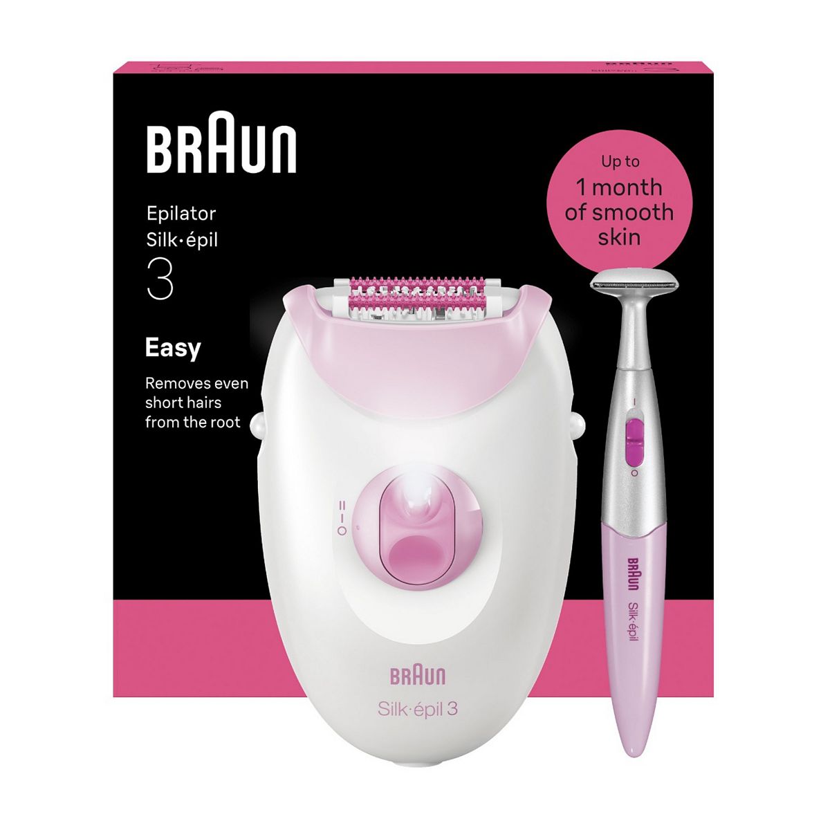 Braun Hair Removal Epilator Se3-202