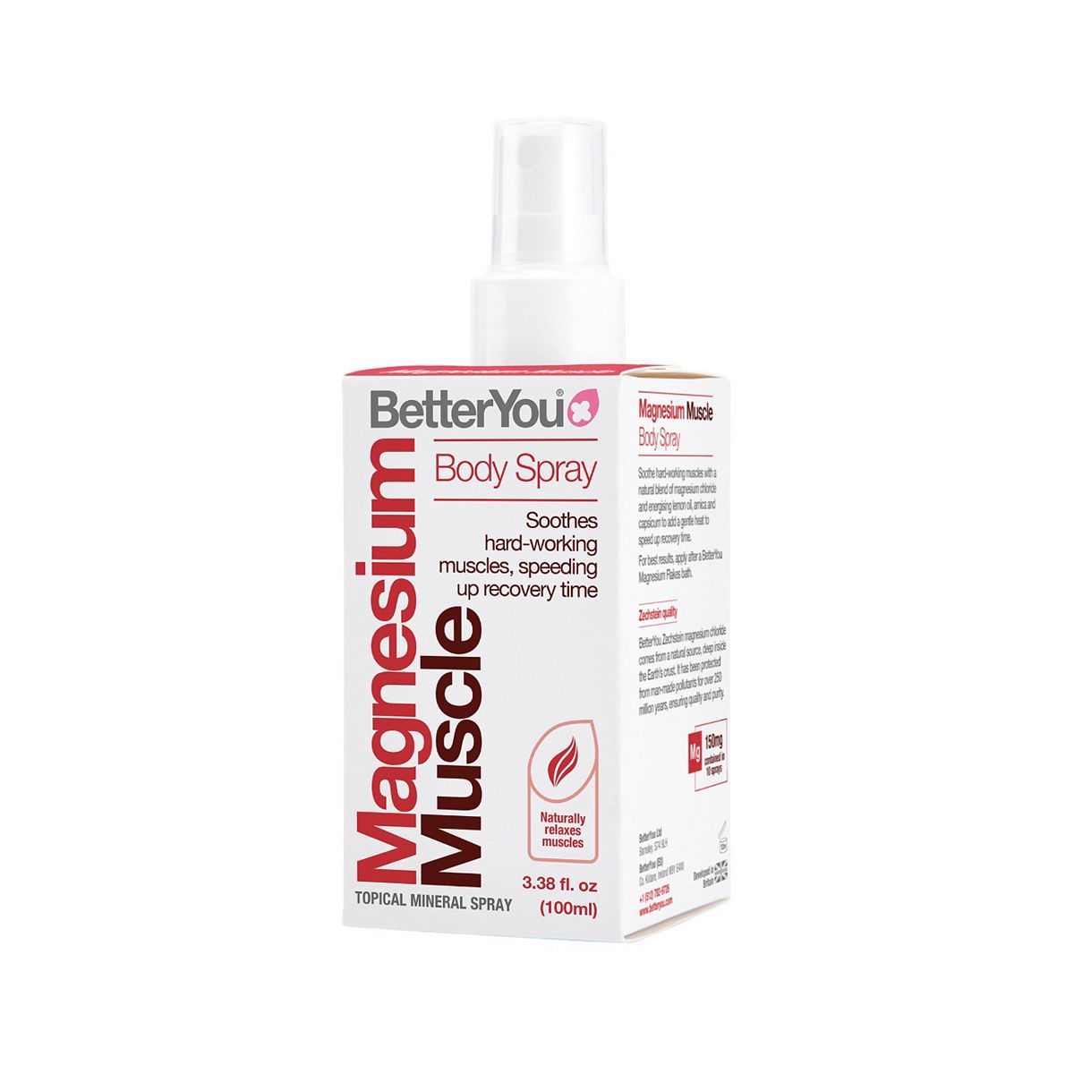 Betteryou Magnesium Muscle Body Spray 100Ml